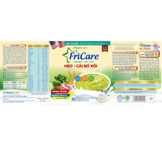 FRICARE HEO - CẢI BÓ XÔI